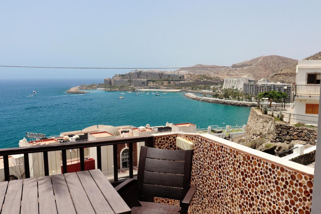 Deluxe Seaview-Sunsets !Transfe-R Inc! Pool,2Aircond,2Tv65",600Mb Dishwasher,,2 Beaches,Anfi-View Apartment Patalavaca Exterior foto